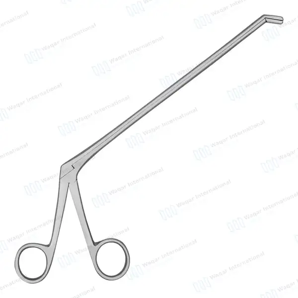Cushing Rongeur 8″ 4x10mm Downward Angled Cup Jaws - surgical instruments manufactured by Waqar International, Sialkot - view 7