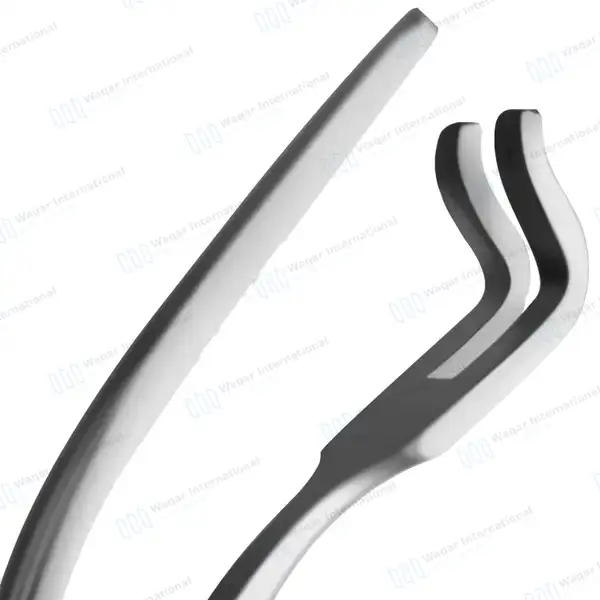 Three Prong Sterilizer Forceps 8″ - surgical instruments manufactured by Waqar International, Sialkot - view 5