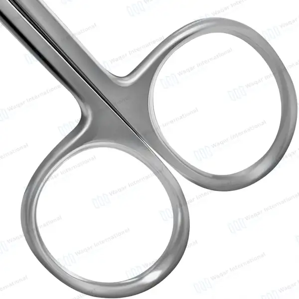 Angular Scissor 4.5″ with Safety Blunt Tips - surgical instruments manufactured by Waqar International, Sialkot - view 7