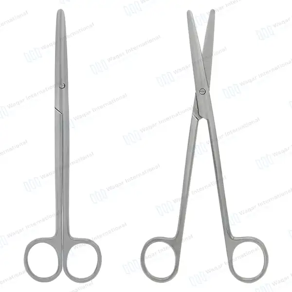 Metzenbaum Scissors 8″ Straight Blunt Tips - surgical instruments manufactured by Waqar International, Sialkot - view 6