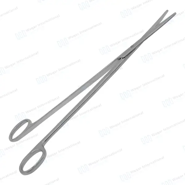 Metzenbaum Scissors 9″ Straight Blunt Tips - surgical instruments manufactured by Waqar International, Sialkot - view 5