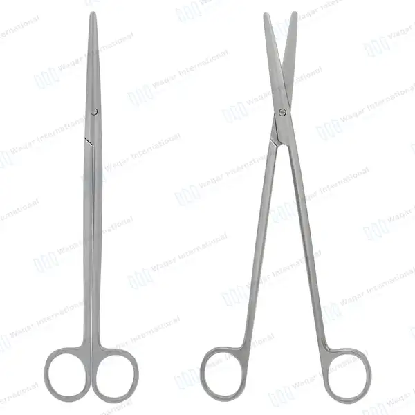 Metzenbaum Scissors 9″ Straight Blunt Tips - surgical instruments manufactured by Waqar International, Sialkot - view 6