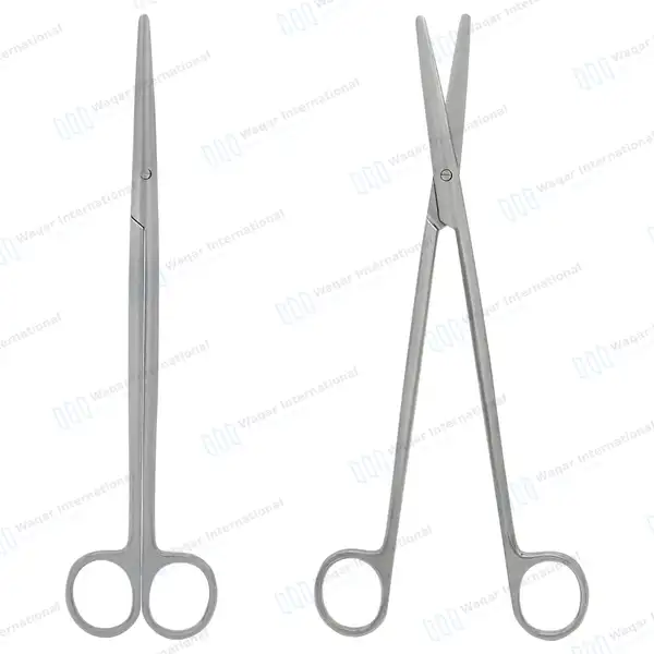 Metzenbaum Scissors 11″ Straight Blunt Tips - surgical instruments manufactured by Waqar International, Sialkot - view 7