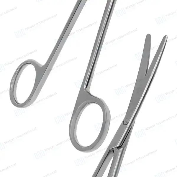 Metzenbaum Scissors 8″ Curved Blunt Tips - surgical instruments manufactured by Waqar International, Sialkot - view 6