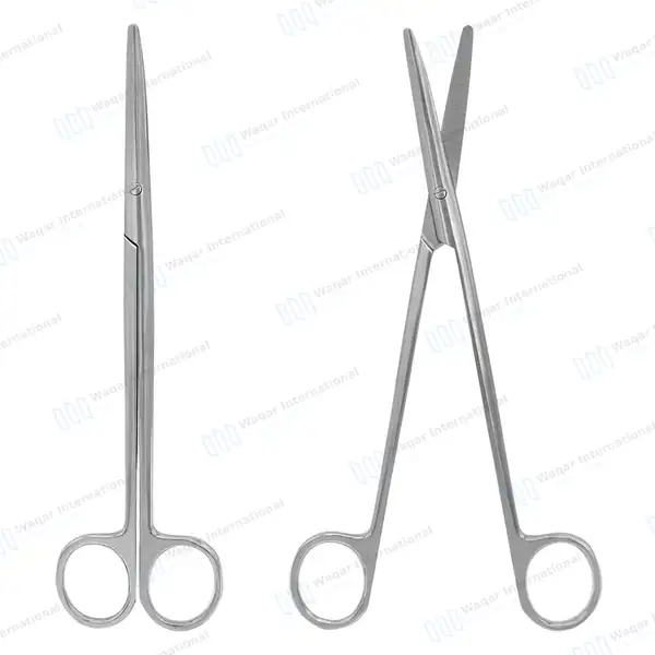 Metzenbaum Scissors 8″ Curved Blunt Tips - surgical instruments manufactured by Waqar International, Sialkot - view 7