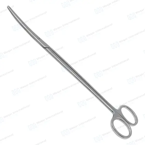 Metzenbaum Scissors 11″ Curved Blunt Tips - surgical instruments manufactured by Waqar International, Sialkot - view 4
