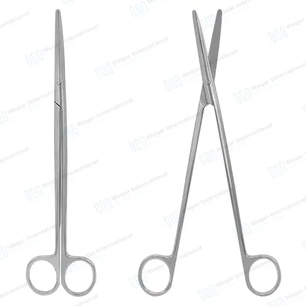 Metzenbaum Scissors 11″ Curved Blunt Tips - surgical instruments manufactured by Waqar International, Sialkot - view 7