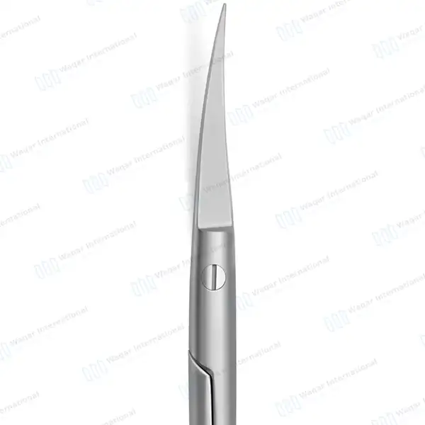 Kelly Scissors 6.25″ Curved Sharp Blades - surgical instruments manufactured by Waqar International, Sialkot - view 5