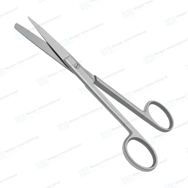 Operating Scissors 4.5″ Straight Sharp/Blunt Round Pattern - surgical instruments manufactured by Waqar International, Sialkot - view 7
