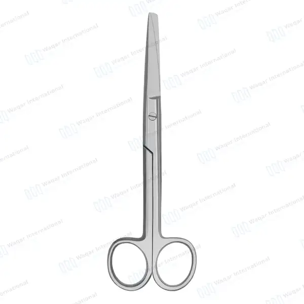 Operating Scissors 5.5″ Straight Sharp/Blunt Round Pattern - surgical instruments manufactured by Waqar International, Sialkot - view 5