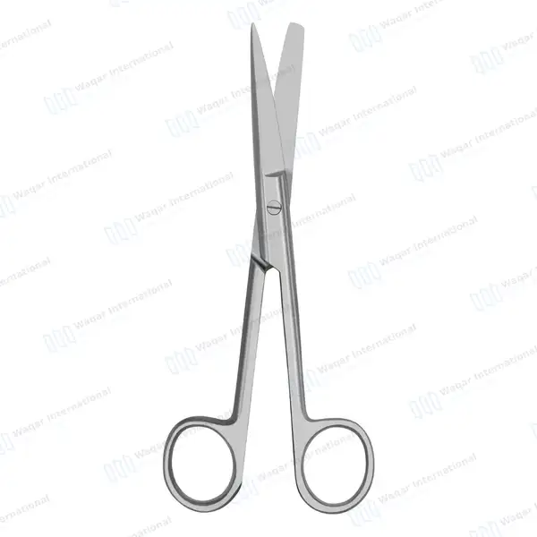Operating Scissors 5.5″ Straight Sharp/Blunt Round Pattern - surgical instruments manufactured by Waqar International, Sialkot - view 6