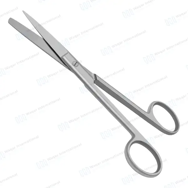 Operating Scissors 5.5″ Straight Sharp/Blunt Round Pattern - surgical instruments manufactured by Waqar International, Sialkot - view 7