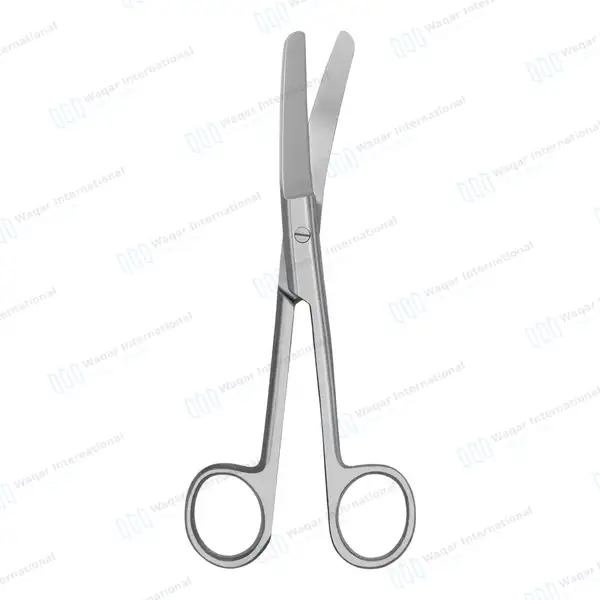 Operating Scissors 5.5″ Curved Blunt/Blunt Round Pattern - surgical instruments manufactured by Waqar International, Sialkot - view 6