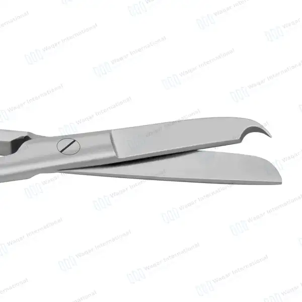 Spencer Stitch Scissors 3.5″ Hook Tip Round Pattern - surgical instruments manufactured by Waqar International, Sialkot - view 2