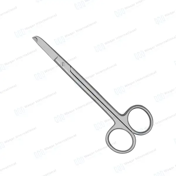 Spencer Stitch Scissors 3.5″ Hook Tip Round Pattern - surgical instruments manufactured by Waqar International, Sialkot - view 5