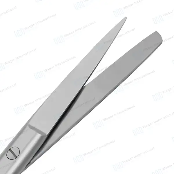 Operating Scissors 6.5″ Sharp/Blunt Straight Round Pattern - surgical instruments manufactured by Waqar International, Sialkot - view 2