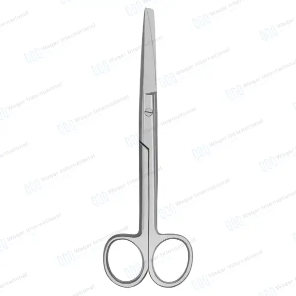Operating Scissors 6.5″ Sharp/Blunt Straight Round Pattern - surgical instruments manufactured by Waqar International, Sialkot - view 5