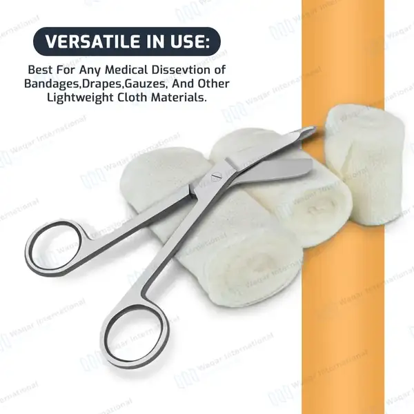 Lister Banadge Scissor 5.5″ Left Handed - surgical instruments manufactured by Waqar International, Sialkot - view 8