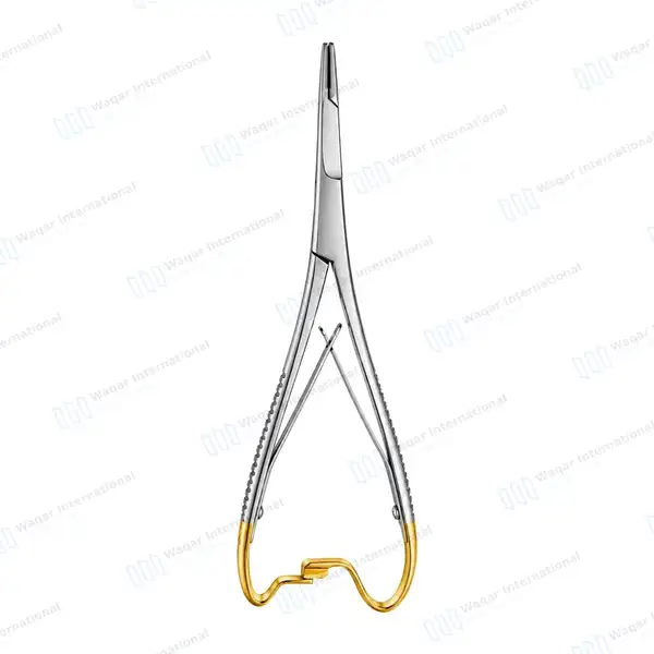 T/C Mathieu Olsen Hegar Needle Holder 5.5″ - surgical instruments manufactured by Waqar International, Sialkot - view 6