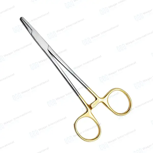 TC Baumgartner Needle Holder 5″ Cross Serrated Jaws - surgical instruments manufactured by Waqar International, Sialkot - view 2