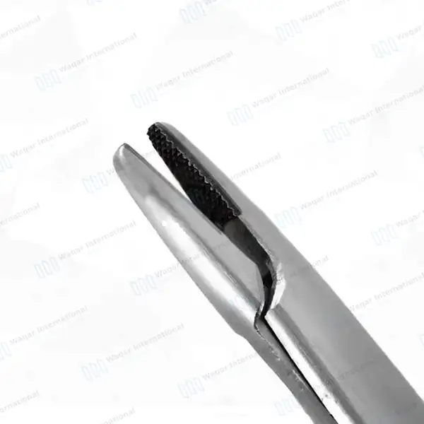 TC Baumgartner Needle Holder 5″ Cross Serrated Jaws - surgical instruments manufactured by Waqar International, Sialkot - view 4