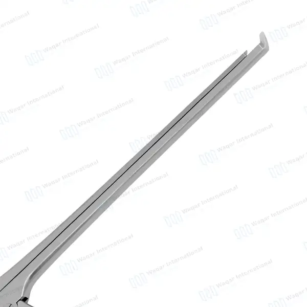 Kerrison Rongeur 7″ Shaft 40° Up Thin Footplate 1mm Bite - surgical instruments manufactured by Waqar International, Sialkot - view 2