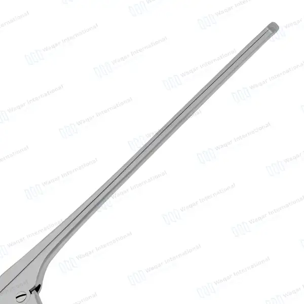 Kerrison Rongeur 7″ Shaft 90° Down Thin Footplate 1mm Bite - surgical instruments manufactured by Waqar International, Sialkot - view 5