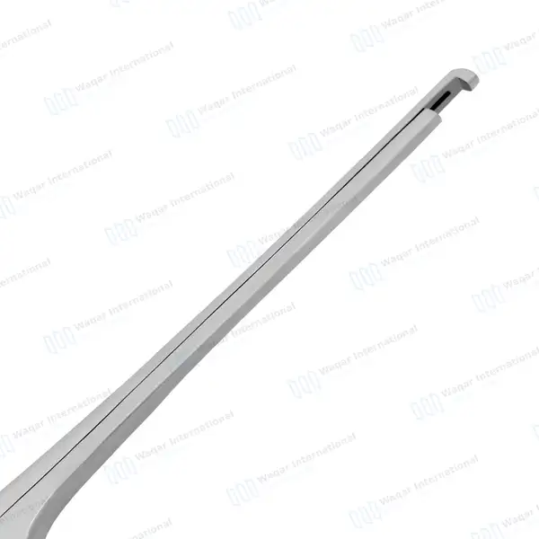 Kerrison Rongeur 7″ Shaft 90° Down Thin Footplate 5mm Bite - surgical instruments manufactured by Waqar International, Sialkot - view 2