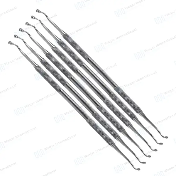 6 Pcs Amalgam Plugger Black #1/2 Double Ended - surgical instruments manufactured by Waqar International, Sialkot - view 2