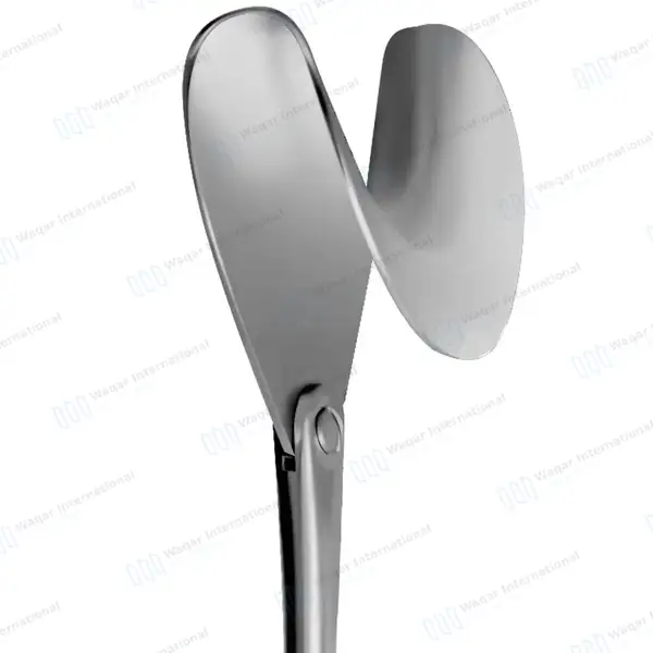 12 Cheek Retractors 7.75″ (19.7cm) with Swivel Blade 35mm Wide - surgical instruments manufactured by Waqar International, Sialkot - view 6