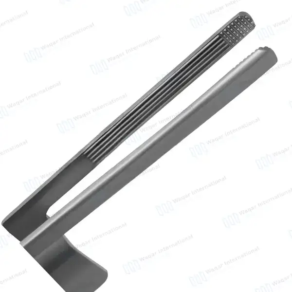 Standard Articulating Paper Forcep 6″ Cross Serrated Tips - surgical instruments manufactured by Waqar International, Sialkot - view 5