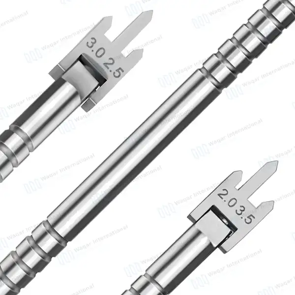 Bracket Height Gauge 2.0mm-3.5mm Adjustable Swivel Head - dental instruments manufactured by Waqar International, Sialkot - view 7