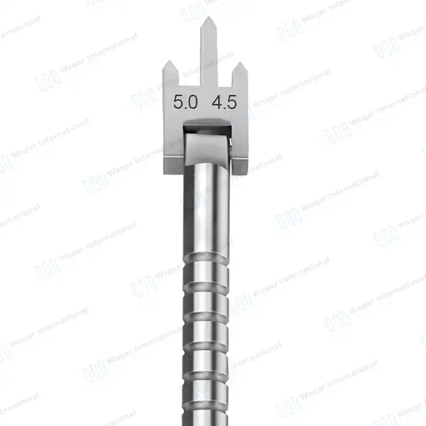 Bracket Height Gauge Moveable Head 4.0mm-6.0mm Pointed Tips - dental instruments manufactured by Waqar International, Sialkot - view 4