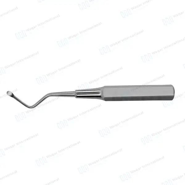 Molt Bone Curette #6R Single Ended 2.9mm Spoon Tip - dental instruments manufactured by Waqar International, Sialkot - view 6
