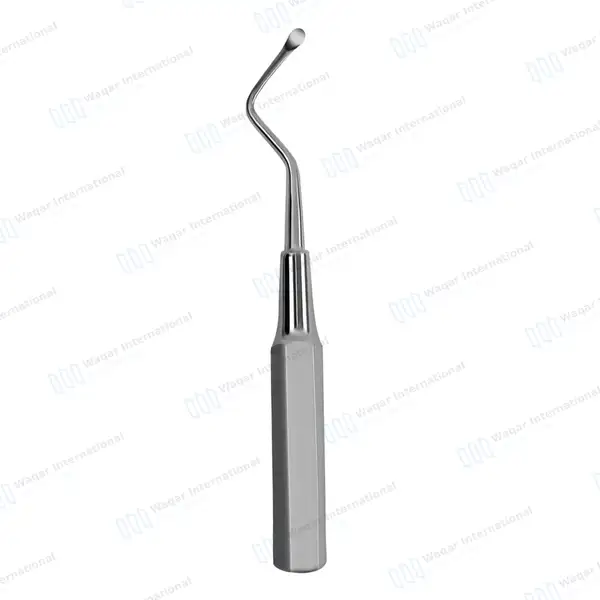 Molt Bone Curette #6R Single Ended 2.9mm Spoon Tip - dental instruments manufactured by Waqar International, Sialkot - view 7