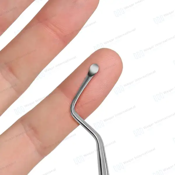 Molt Bone Curette #6R Single Ended 2.9mm Spoon Tip - dental instruments manufactured by Waqar International, Sialkot - view 8