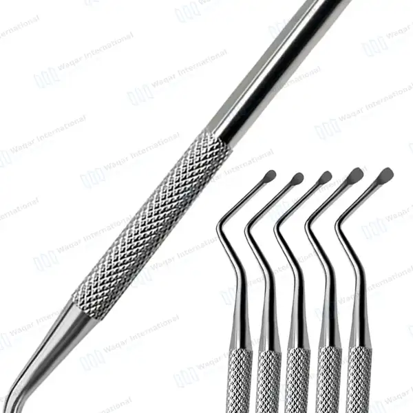 5 Lucas Bone Curette Set #84, #85, #86, #87, #88 Double Ended - dental instruments manufactured by Waqar International, Sialkot - view 5