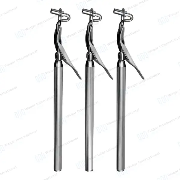 3 Pcs Amalgam Carrier Single Ended Set 3.0mm Large Tapered Tip - dental instruments manufactured by Waqar International, Sialkot - view 2