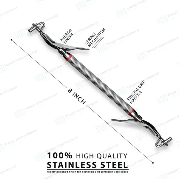 Amalgam Carrier Double Ended 8″ (20.3cm) Jumbo/Jumbo Tips - dental instruments manufactured by Waqar International, Sialkot - view 3