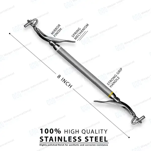 Amalgam Carrier Double Ended 8″ (20.3cm) Medium/Large Tips - dental instruments manufactured by Waqar International, Sialkot - view 3