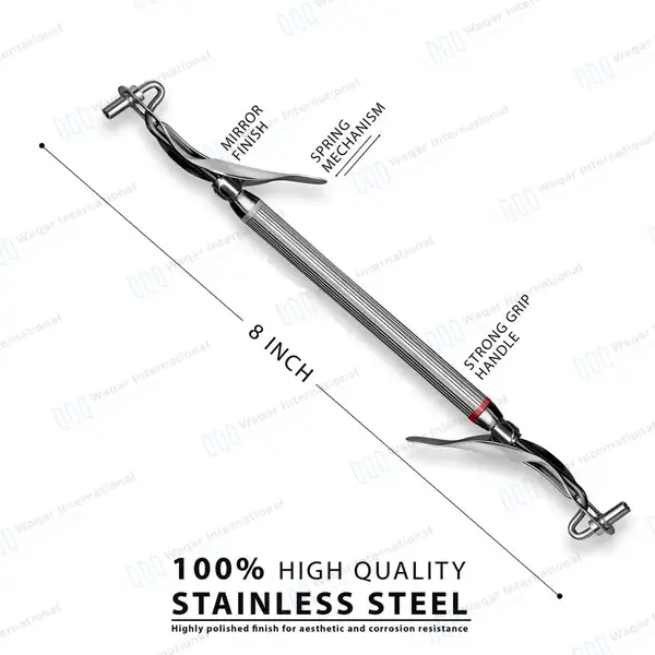 Amalgam Carrier Double Ended 8″ (20.3cm) Medium/Jumbo Tips - dental instruments manufactured by Waqar International, Sialkot - view 3