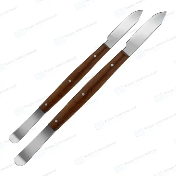 6 Pcs Fahnestock Wax Knife Set Small & Large Double Ended - surgical instruments manufactured by Waqar International, Sialkot - view 2