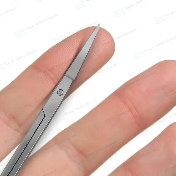 9 Pcs Dental Iris Scissors Set 4.5″ Staright, Curved & Angled - surgical instruments manufactured by Waqar International, Sialkot - view 8