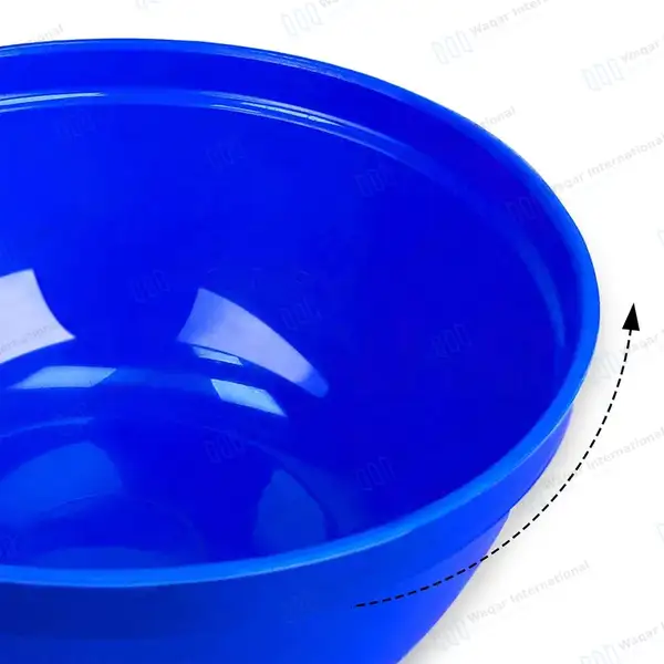 Plastic Alginate Mixing Bowl 15×6.5cm Blue 720ml (24.3 OZ Appx) - surgical instruments manufactured by Waqar International, Sialkot - view 4