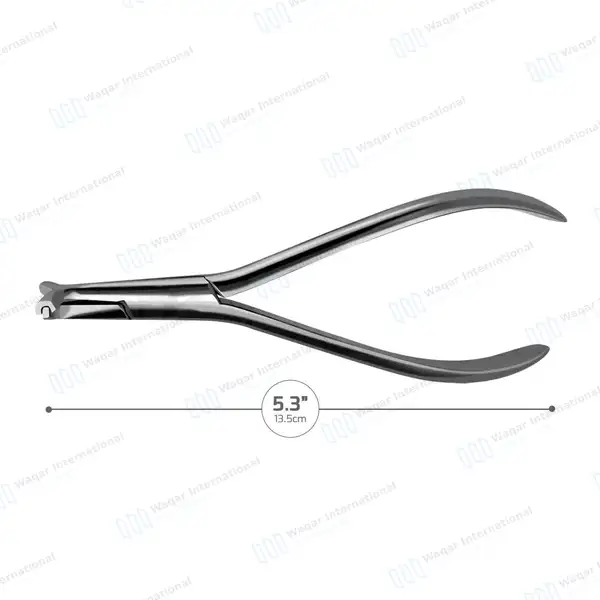 Hammerhead NiTi Tip Back Plier 13.5cm Serrated - surgical instruments manufactured by Waqar International, Sialkot - view 3