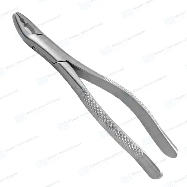 Pedo Extracting Forceps #150XAS Split Beak Serrated - surgical instruments manufactured by Waqar International, Sialkot - view 2