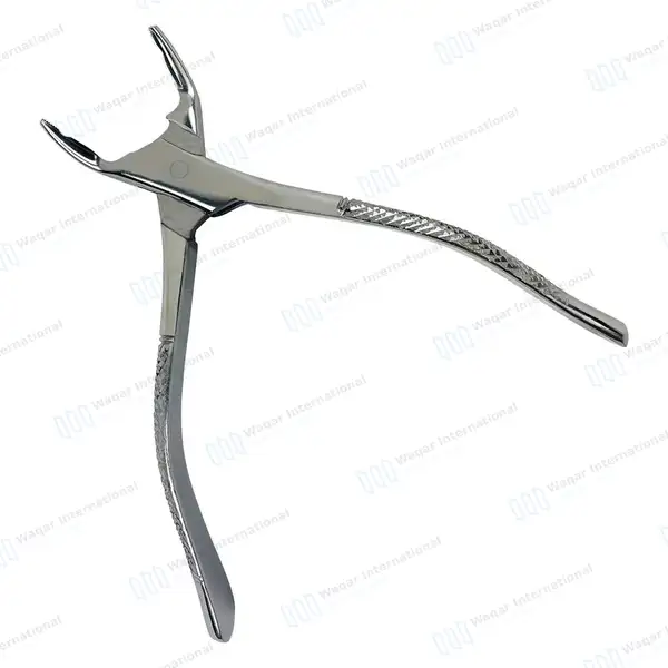 Pedo Extracting Forceps #150XAS Split Beak Serrated - surgical instruments manufactured by Waqar International, Sialkot - view 6