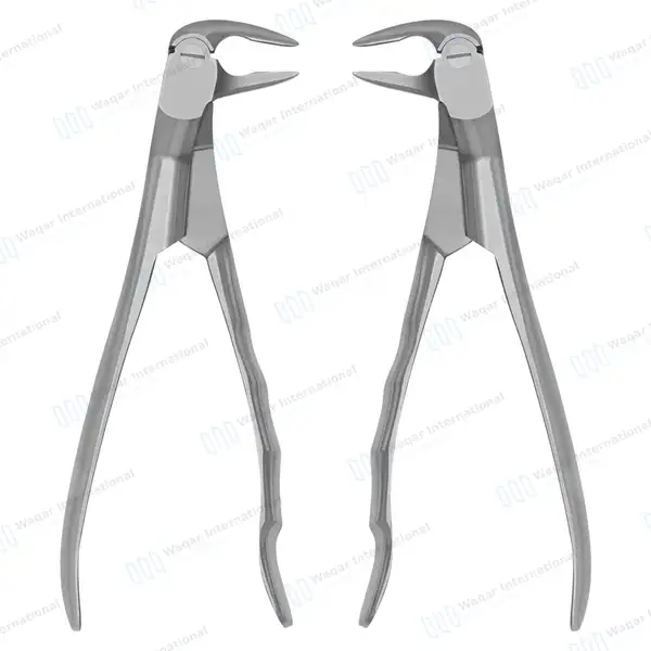 2 Micro Extracting Forceps #133L & #133R for Upper Incisor & Root - surgical instruments manufactured by Waqar International, Sialkot - view 2