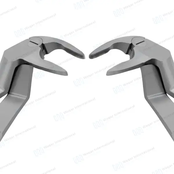 2 Micro Extracting Forceps #133L & #133R for Upper Incisor & Root - surgical instruments manufactured by Waqar International, Sialkot - view 5