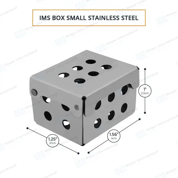 Small IMS Box 1.56″ x 1.25″ x 1″ for Instrument Sterilization - surgical instruments manufactured by Waqar International, Sialkot - view 3